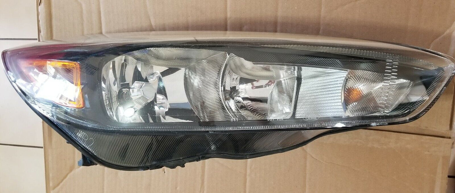 Headlamp Ford Focus 2015-2018 Black Right side OEM Halogen