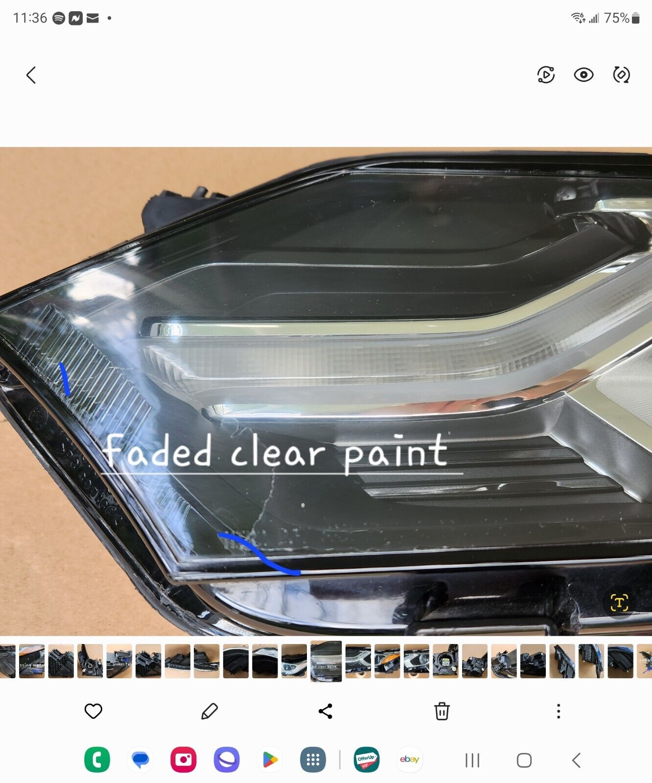 Headlamp Chevrolet Equinox 2018-21 OEM Left Side Halogen