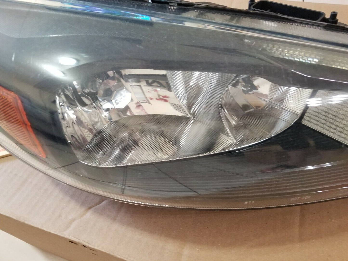 Headlamp Ford Focus 2015-2018 Black Right side OEM Halogen